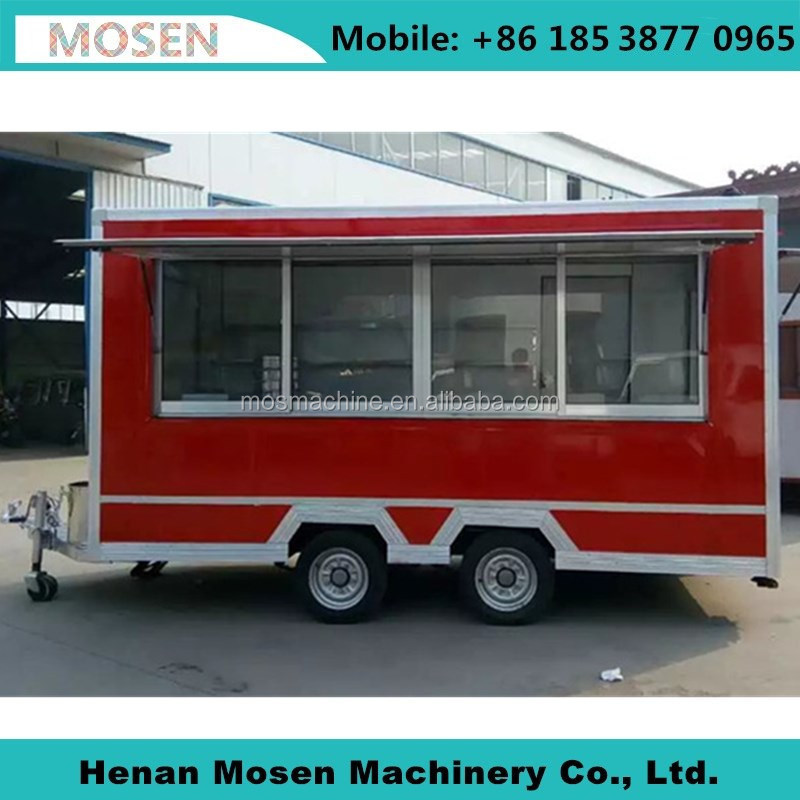 food trolley cart / churros food trailer/ coffee trucks for sale