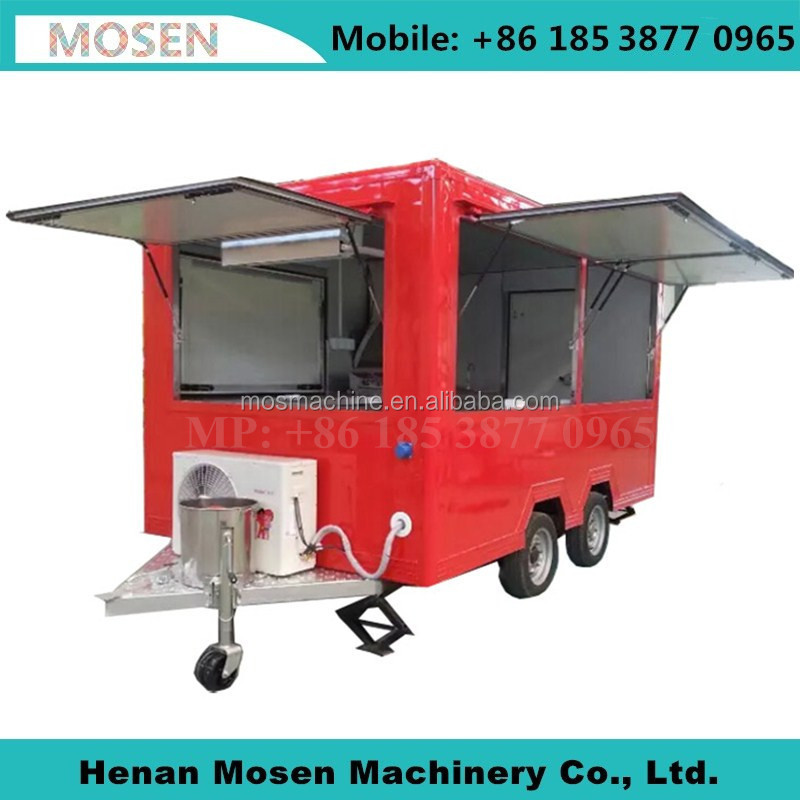 Mobile Churros Vending Trailer/Ice Cream Cart/Crepe Food Truck For Sale