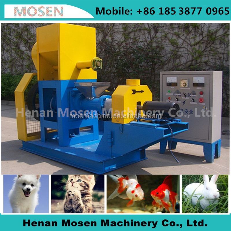 Catfish/tilapia floating fish feed pellet machine/fish food processing equipment