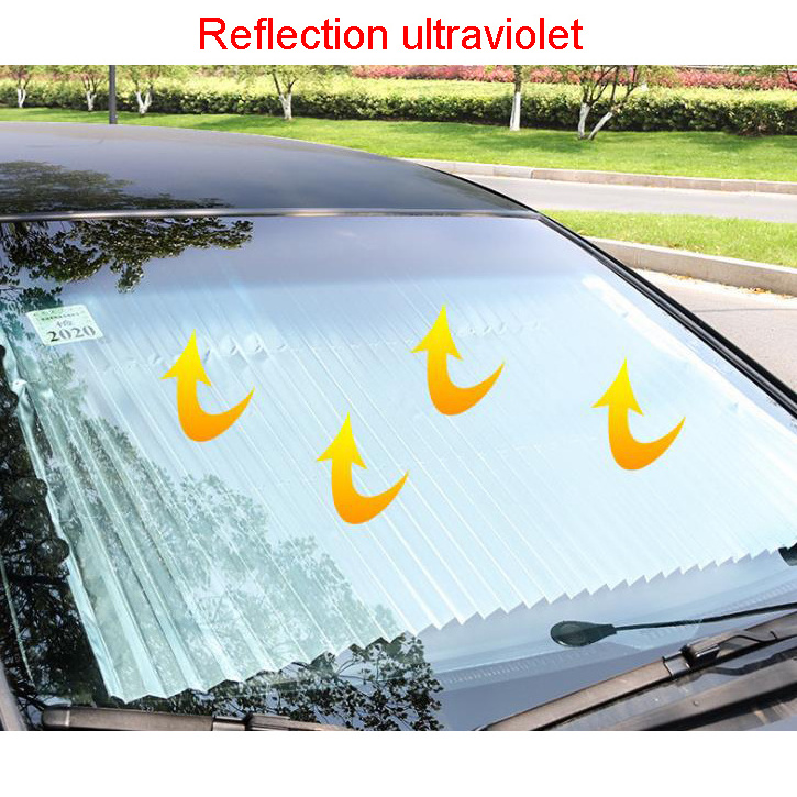 Wholesale Car Windscreen Sunshade Sun Protection Heat Insulation Foldable Front Windshield Visor Sun Shade