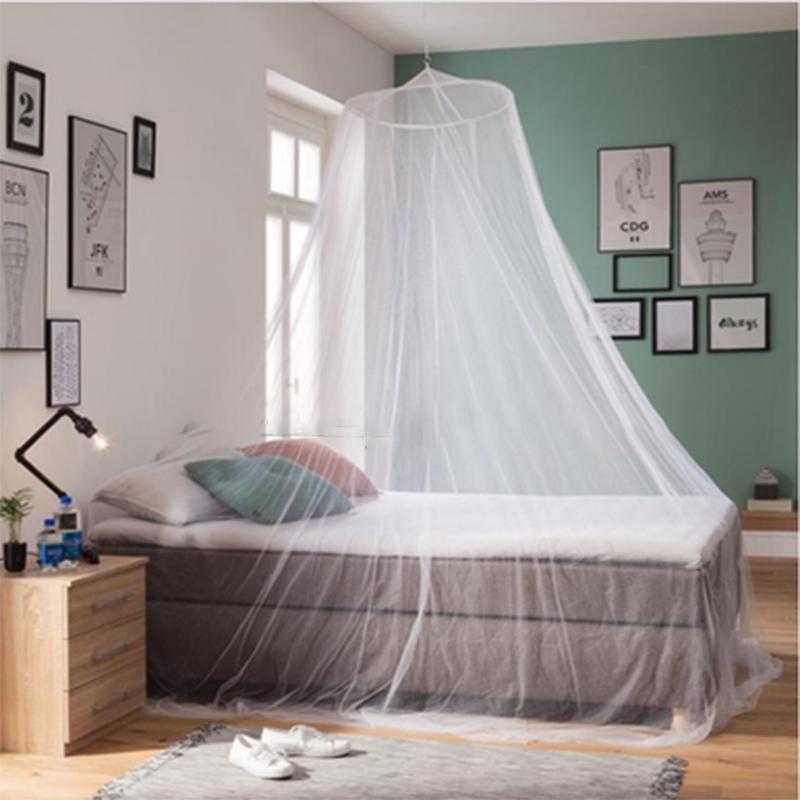 Wholesale 100% Polyester New Baby Sleep Bed Canopy Insect Net Canopy Baby White Netting Curtain Dome Mosquito Net