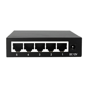 Ethernet Switch Support Vlan Extend  5v 4 Ports Full Gigabit 100m/1000m RJ45 Network Switch with Metal Housing