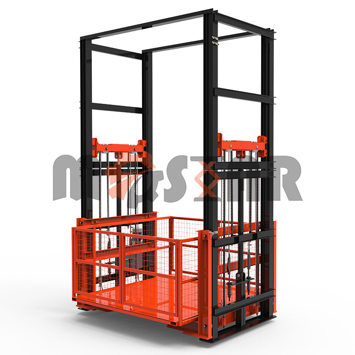 2 tons hydraulic platform lift warehouse goods lift goods lift for truck