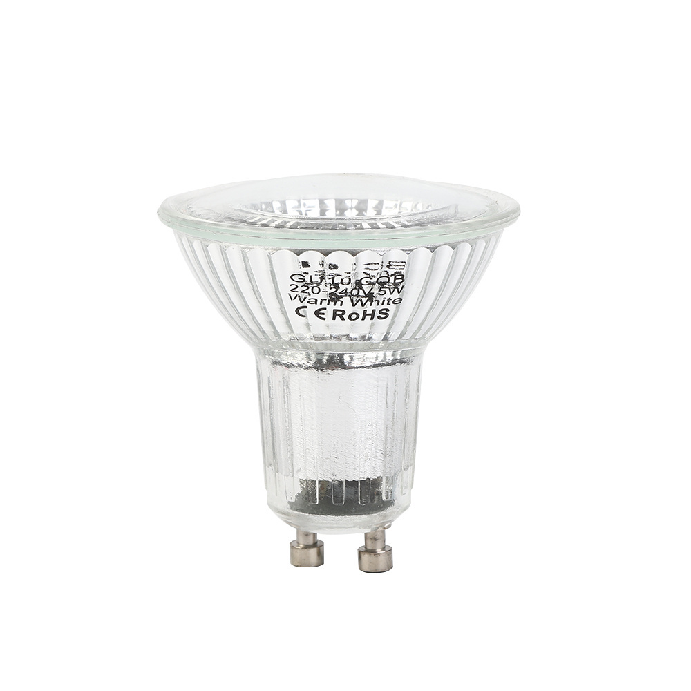 GU10 dimmable bulb 5W 110V/220V gu10 bulb led lamp dimmable glass gu10 bulb