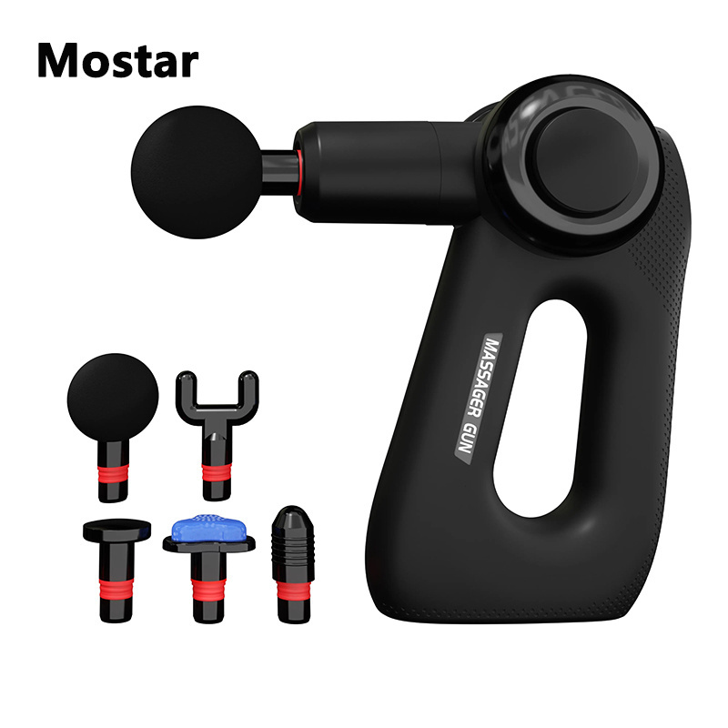 Mostar Professional Massage Gun Body Massager Pistolet De Massage High Frequency Vibration Fascial Gun With Heated Function