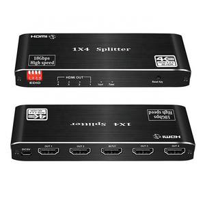 Factory 18gpbs HDCP 2.2 2.0 v 1080p 4k 60hz hdmi splitter audio video hdmi splitter 1 in 4 out