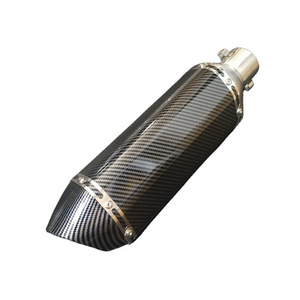 Motorcycle Acrapovich Exhaust Universal Exhaust Motorcycle Carbon Fiber Exhaust Muffler Pipe Slip On db killer 51mm