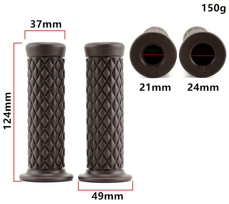 22mm Handlebar Universal Motorcycle Modified Handle Glue Retro Grip Cover For cg125 CG125