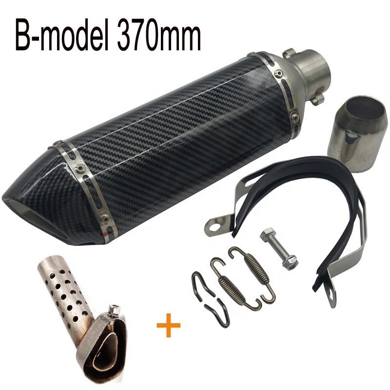 Factory Hot Selling Motorcycle Muffler With DB Killer Silencer Stainless Steel Carbon Fiber Material Tip motorcycle exhaust