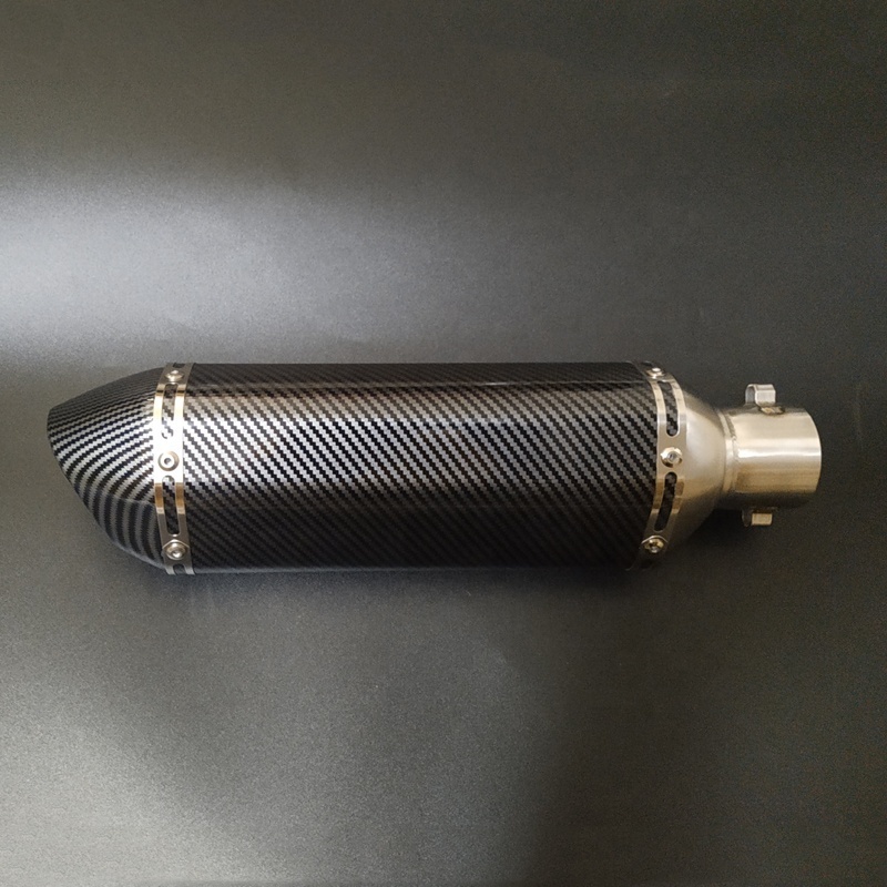 Motorcycle Acrapovich Exhaust Universal Exhaust Motorcycle Carbon Fiber Exhaust Muffler Pipe Slip On db killer 51mm