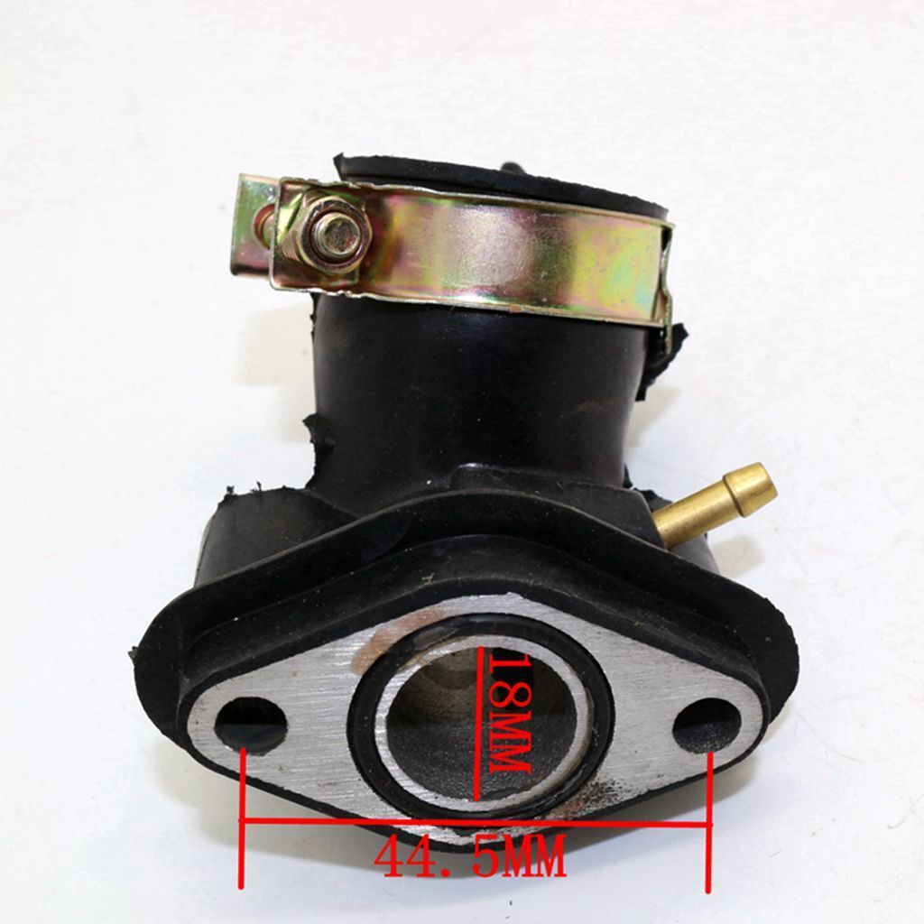 Motorcycle Engine Intake Pipe Manifold Carburetor Connector Moped Scooter for SUNL QMB139 ATV UTV 50CC 60CC 80CC GY6