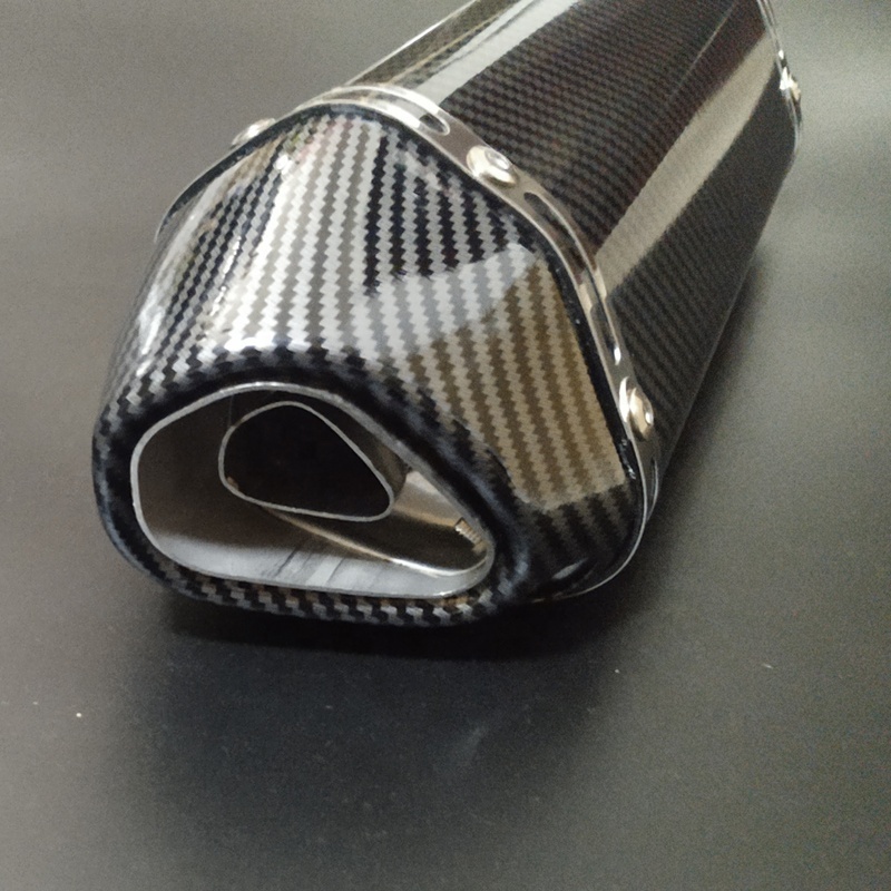 Motorcycle Acrapovich Exhaust Universal Exhaust Motorcycle Carbon Fiber Exhaust Muffler Pipe Slip On db killer 51mm