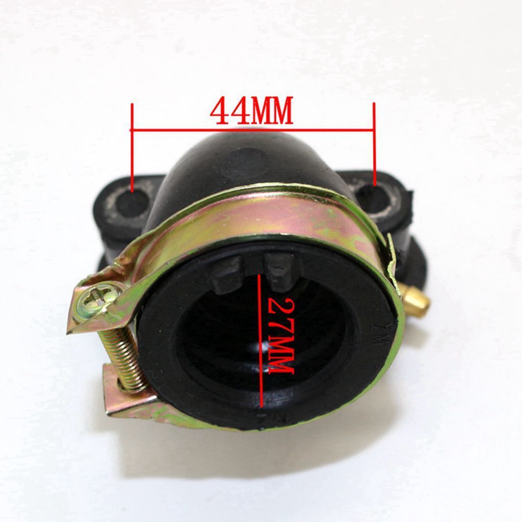 Motorcycle Engine Intake Pipe Manifold Carburetor Connector Moped Scooter for SUNL QMB139 ATV UTV 50CC 60CC 80CC GY6