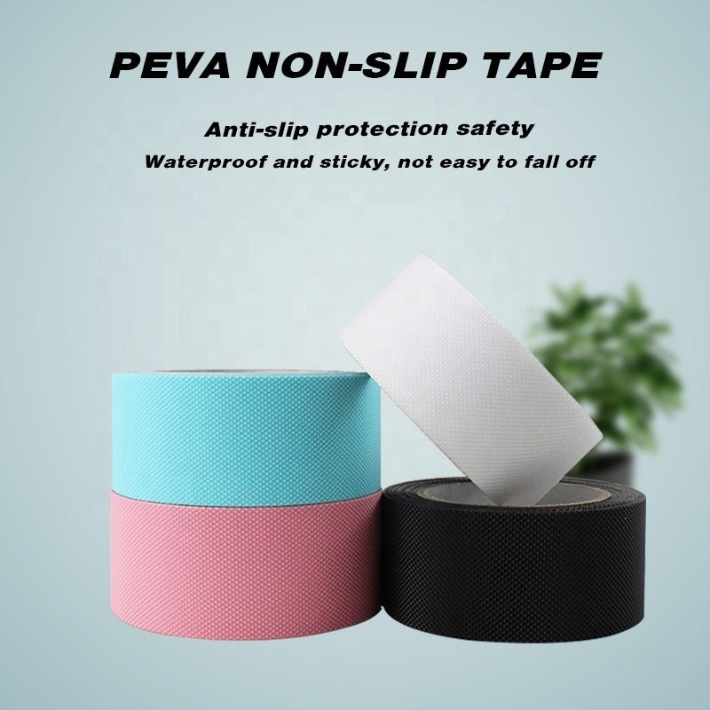 Motian ecofriendly non slip tape, PEVA adhesive anti slip tape for Indoor or Outdoor Stair Tread Step