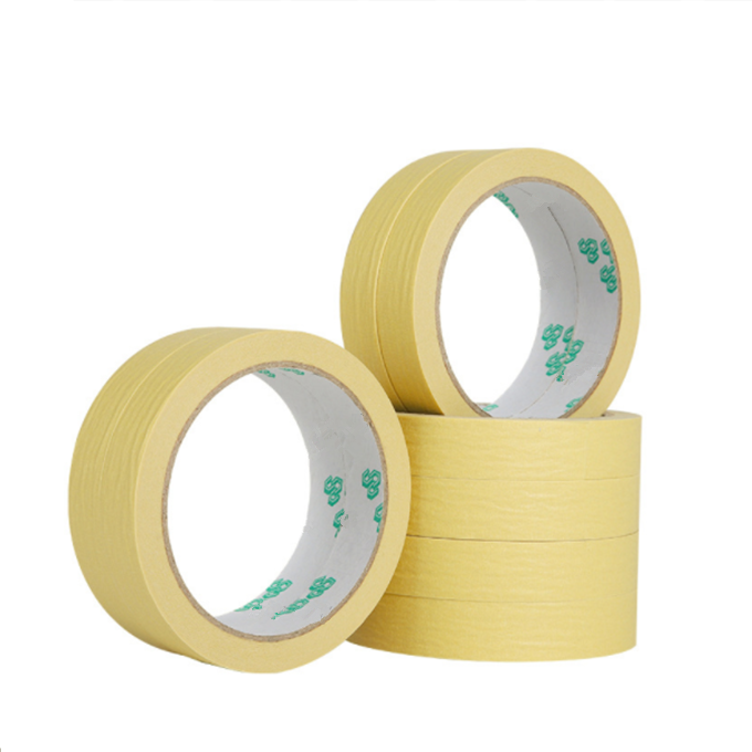 Painting Covering Tape,Car Automotive Masking Tape,Soft Textured Masking Tape Protective Crepe Paper Tape For Painting