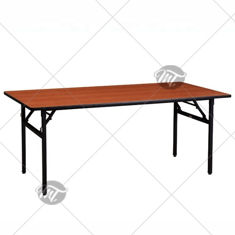 Hotel movable folding conference table