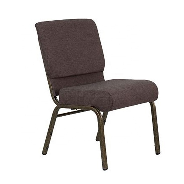 American stackable padded interlocking back pocket used metal church chairs