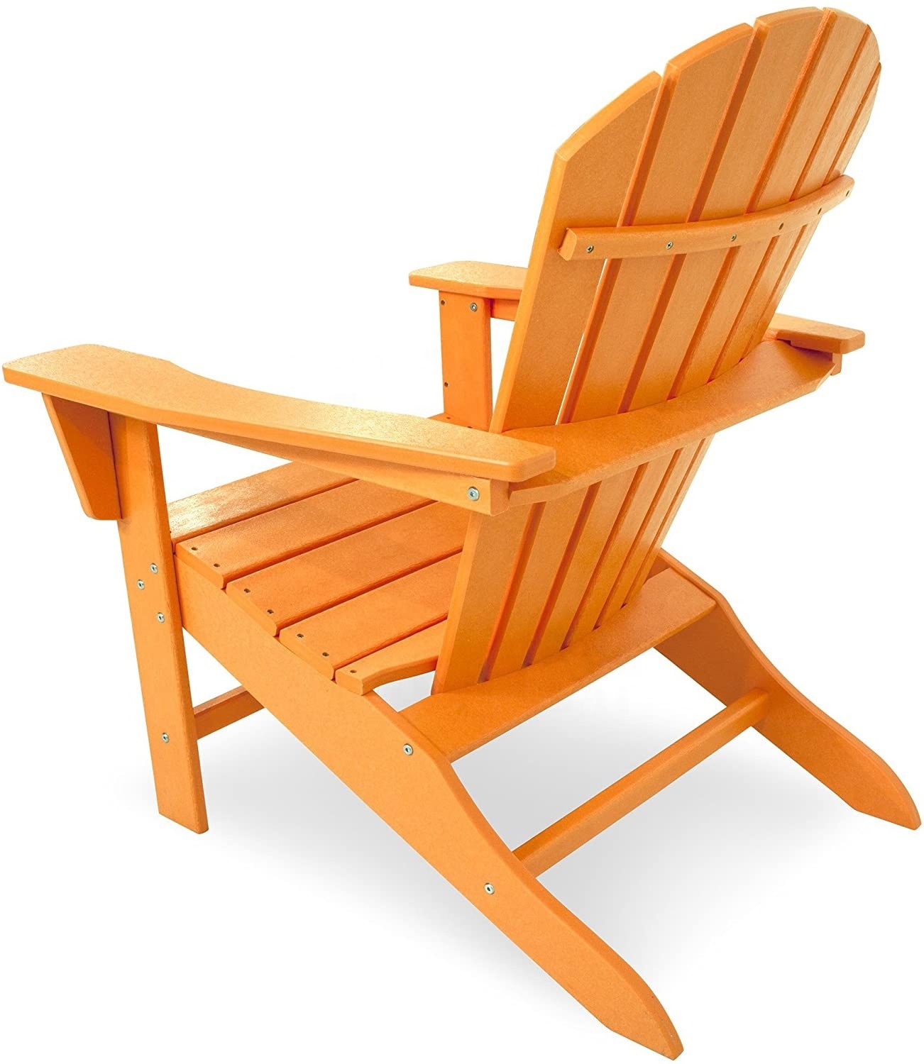 HDPE South Beach Environmental Protection Recycle Plastic Adirondack Chair,Orange