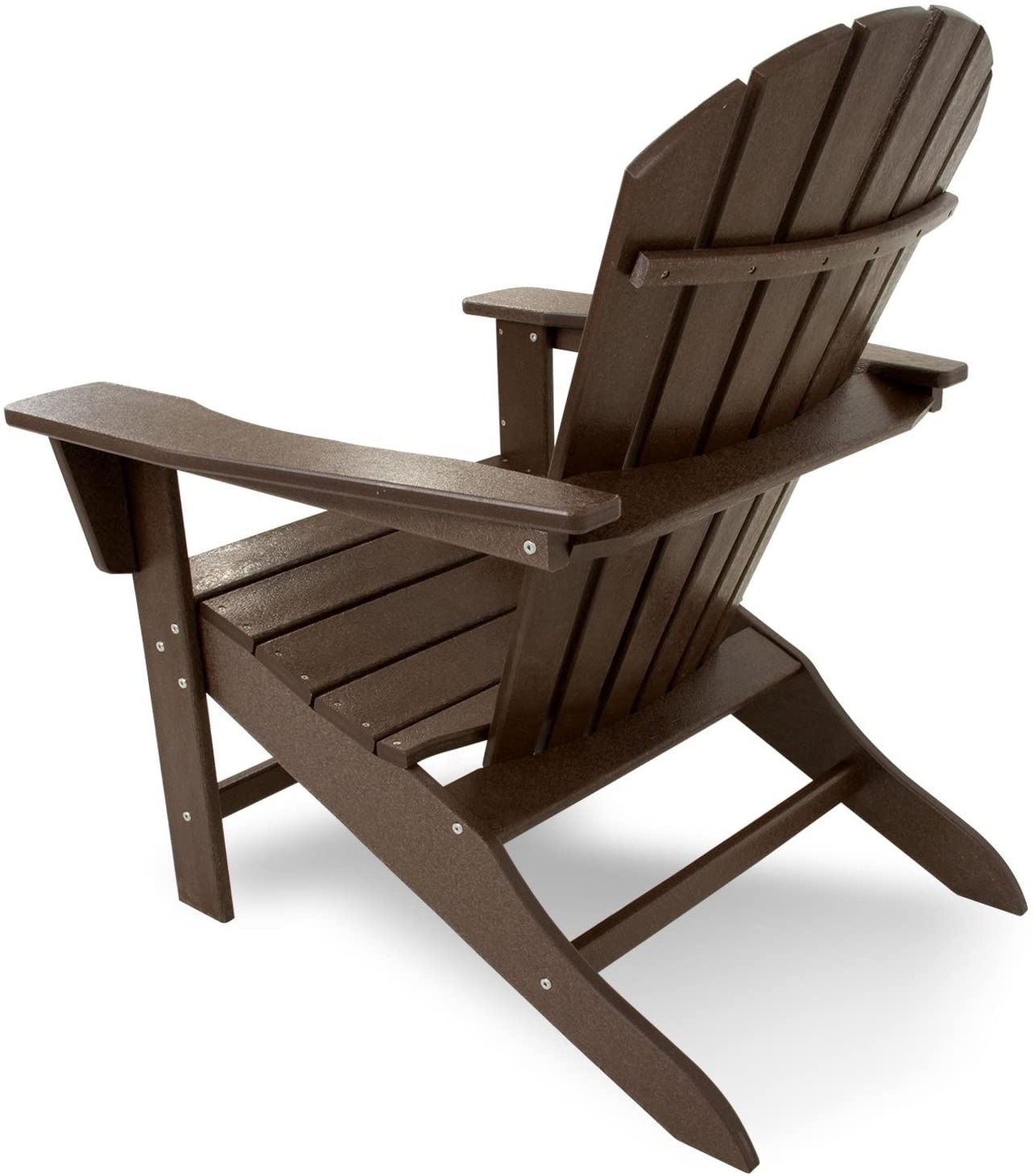 Outdoor Furniture Cape Cod Silla HDPE Adirondack Plastic Chair,Brown