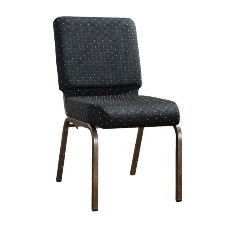 American stackable padded interlocking back pocket used metal church chairs