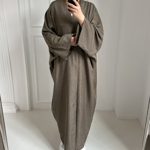 MOTIVE FORCE Simple open abaya dubai long muslim women islamic dresses abaya fabric material photos of latest abaya designs