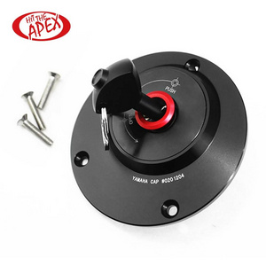 Fuel Tank gasCap CNC Aluminum Motorcycle FOR APRILIA RSV4 with key and three holes Gas Cover Waterproof Dustproof Dirt-proof