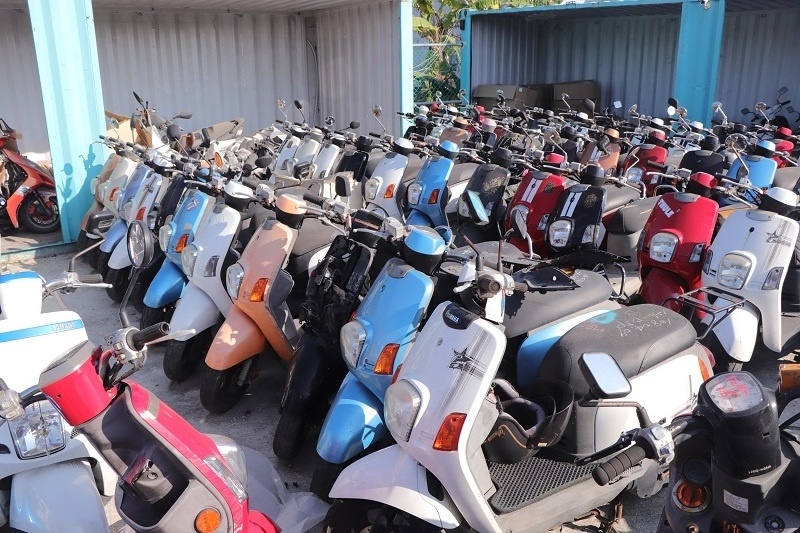 Taiwan used YMT Cuxi 100cc scooters motorcycles