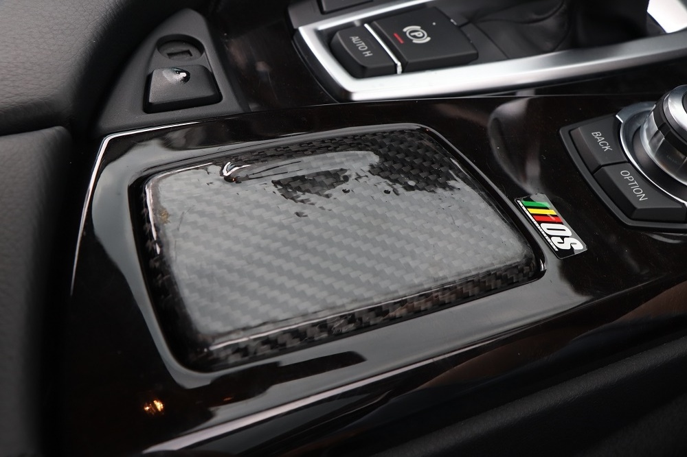 MOS Carbon Fiber Ashtray Cover for BMW 5 Series F10 F11 F18 LHD AT