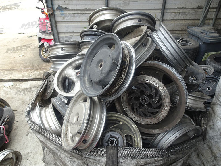 Taiwan motorcycle parts scooter used wheel Rims 10 12 17 18 inch export