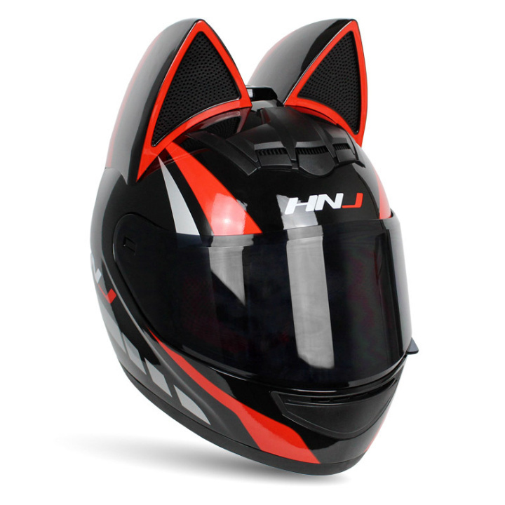 Fashion Rider Capacete Motor Helmet Abs Fullface Cat Motorcycle Retro Riding Helmets