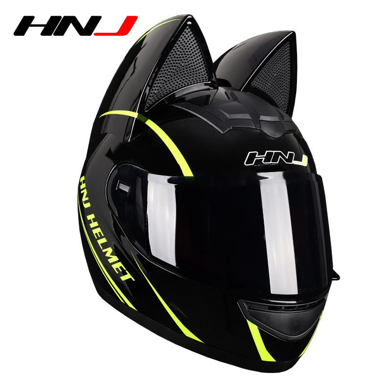 Fashion Rider Capacete Motor Helmet Abs Fullface Cat Motorcycle Retro Riding Helmets