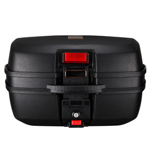 Reliable Quality 32L Delivery Motorcycle Moto Tail Boxes Helmet Black Rear Motorcycle Tail Box