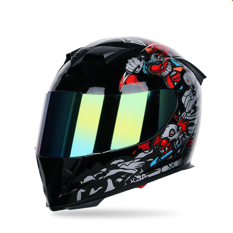 Mosaike High Quality Factory Wholesale  New Super Cool Custom Full Face Men Motorcycle Helmet