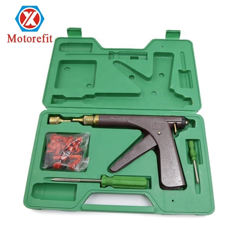 Motorefit Motorcycle Body Systems Tire Plug Gun Vacuum Tires Repair Tools Kit