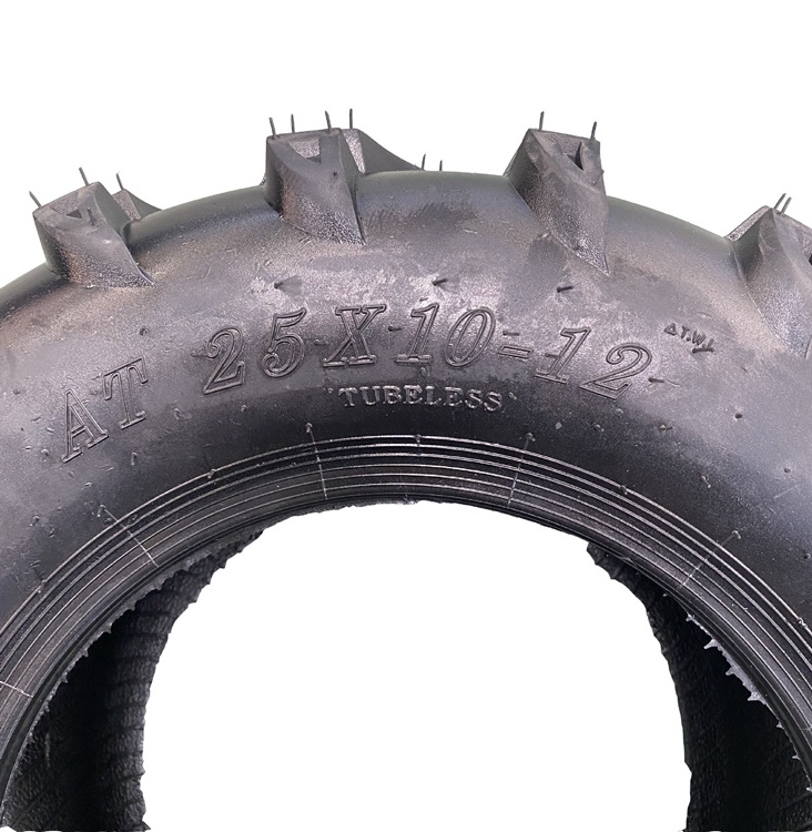 Factory direct sales Moto Tire 25 10 12 ATV Beach Motocross Rubber Tires For Atv Mud Tire For Amphibious