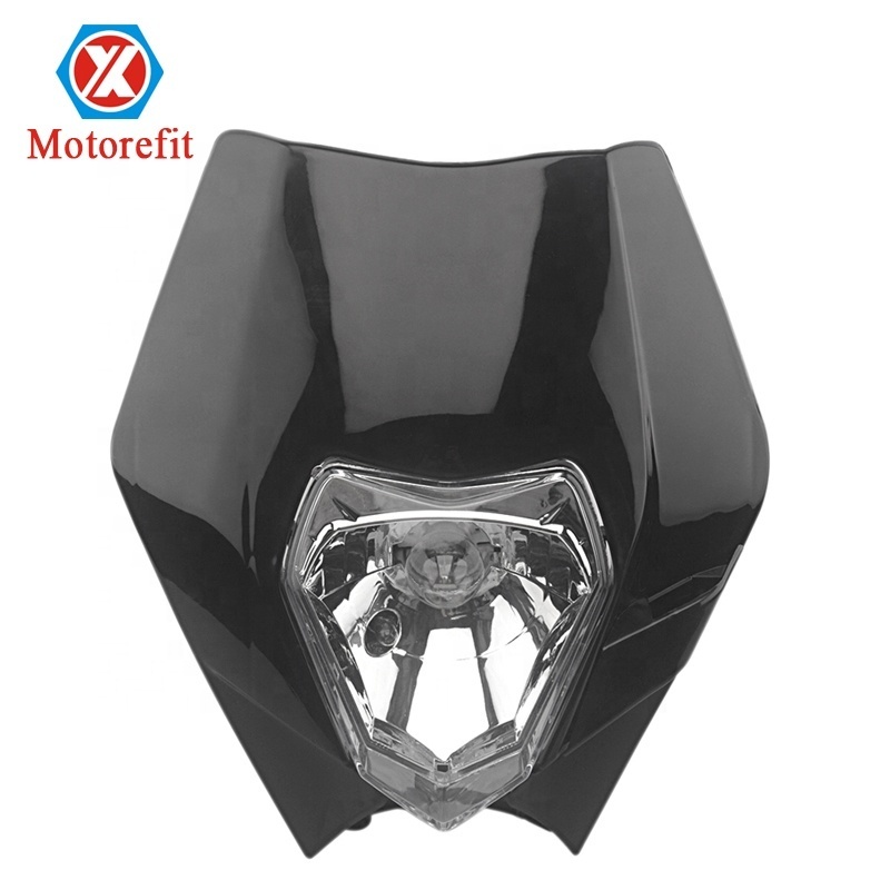 Motorefit Universal 12V 35W Motorcycle Headlight for motorcycle SMR EXC XC XCF Dual Sport Headlight Supermoto Headlight