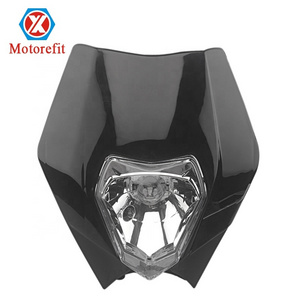 Motorefit Universal 12V 35W Motorcycle Headlight for motorcycle SMR EXC XC XCF Dual Sport Headlight Supermoto Headlight