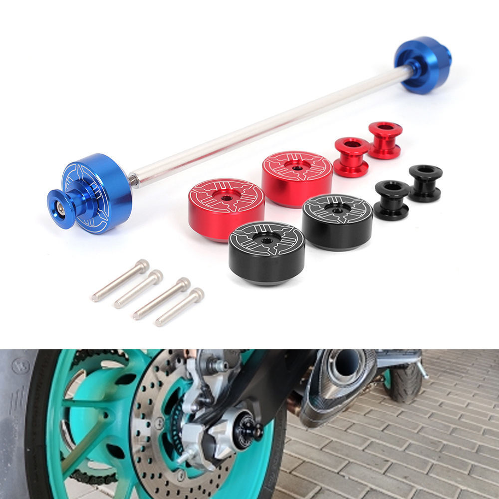 Rear Wheel Axle Fork Slider Falling Protection Swingarm Spool For Yamaha MT-07 MT07 FZ07 YZF R7 Motorcycle Accessories