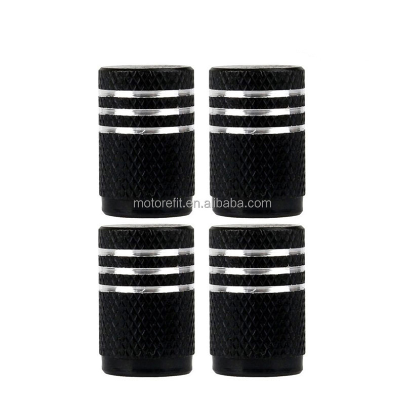 Motorefit 4Pcs universal aluminum alloy for car truck motorcycle bicycle valve stem cover tire accessories tire valve caps