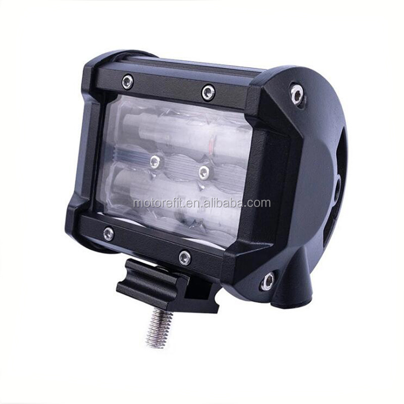 Motorefit 18w work light off-road modified car searchlight 6d led strip car motorcycle spotlight