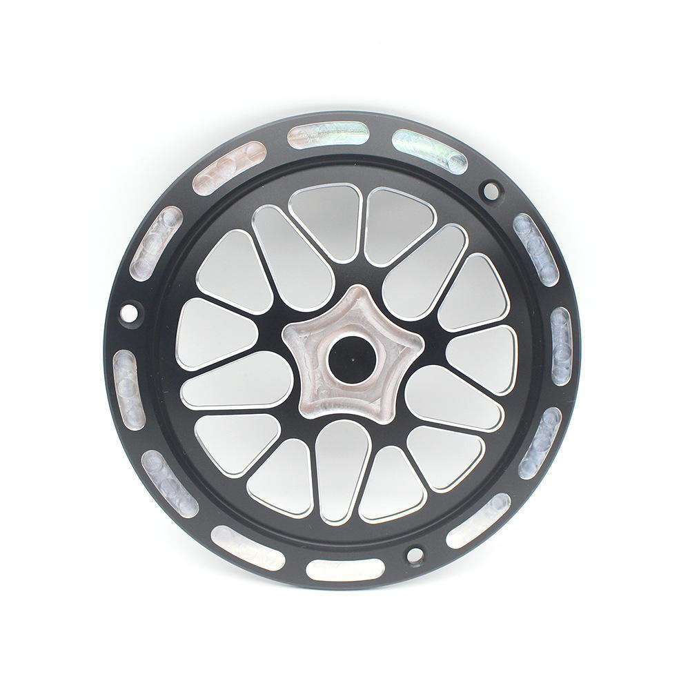 Motorcycle CNC Aluminum Fan Cover Engine Side Protective Round Pad for Vespa Sprint Primavera LX 150 2013 - 2021