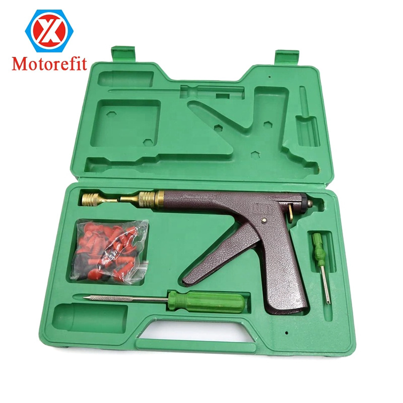 RTS Motorcycle Tire Plug Gun Vacuum Tires Repair Tools Kit