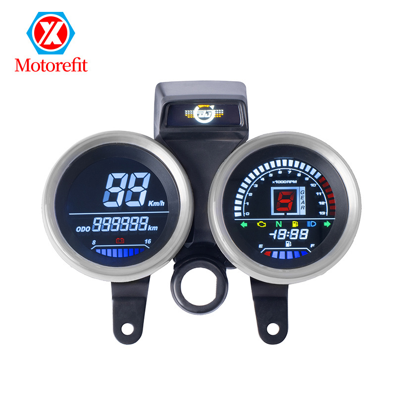 Digital Waterproof for GN125/150 Motorcycle Gauges Motorcycle Digital Dashboard