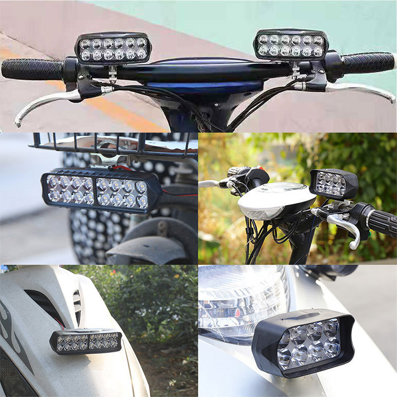 RTS Factory direct sales 12V Car LED Headlight Auto Work Driving Spotlight for 4X4WD Offroad Moto Fog Light Motorcycle Led Light