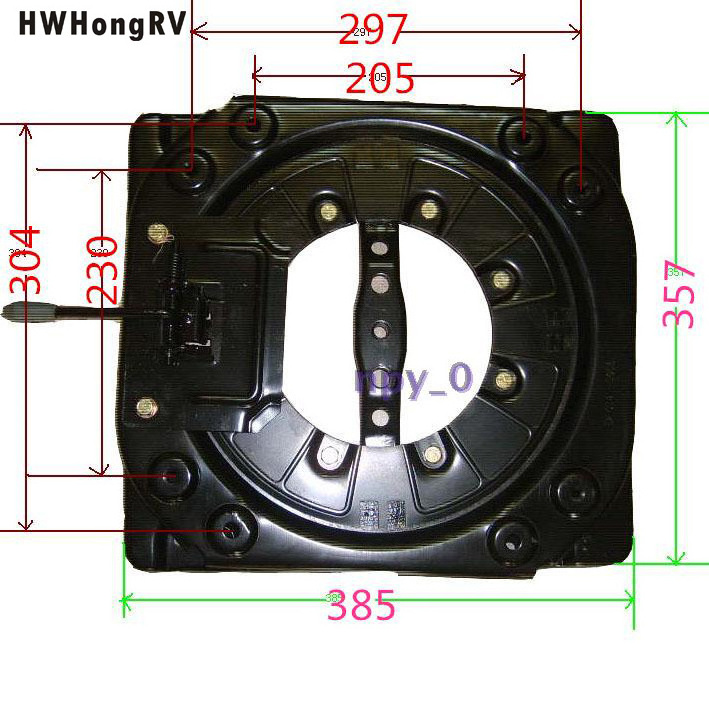 campervan accessories Swivel Base Universal Heavy Duty 360 degree Seat Swivel Base Mount Plate for truck van  seats