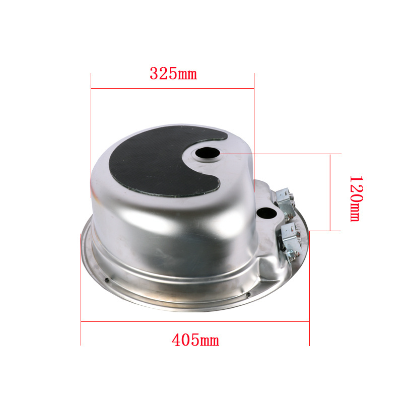 New type of round camper rvs kitchen kit Stainless Steel Sink campervan tempered glass lid sink, with foldable rotating faucet