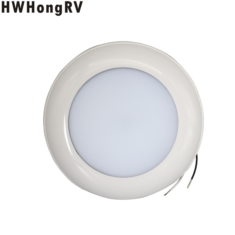 HWhongRV 12V Slim LED  Interior Caravan Car Truck Trailer Camper Yacht Boat RV refresh shower Light Van Motor Home White Lamp