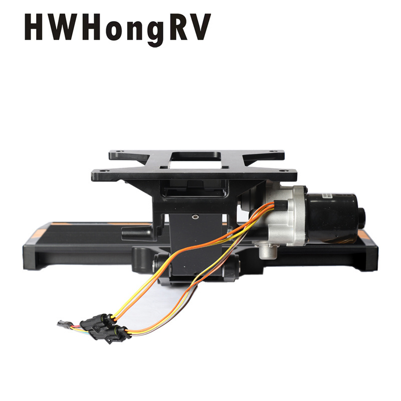 HWHongRV 12V Electric Step Frame Assembly for RV Travel Trailers and Motorhomes Anti-Slip Surface