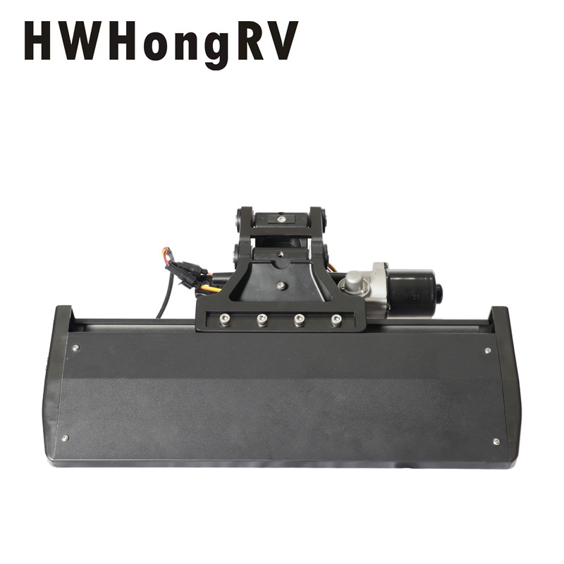 HWHongRV 12V Electric Step Frame Assembly for RV Travel Trailers and Motorhomes Anti-Slip Surface