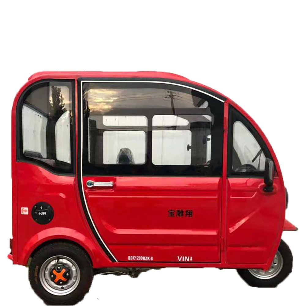 Selling Chinese made electric tricycles that can accommodate up to 3 people in small family transport vehicles